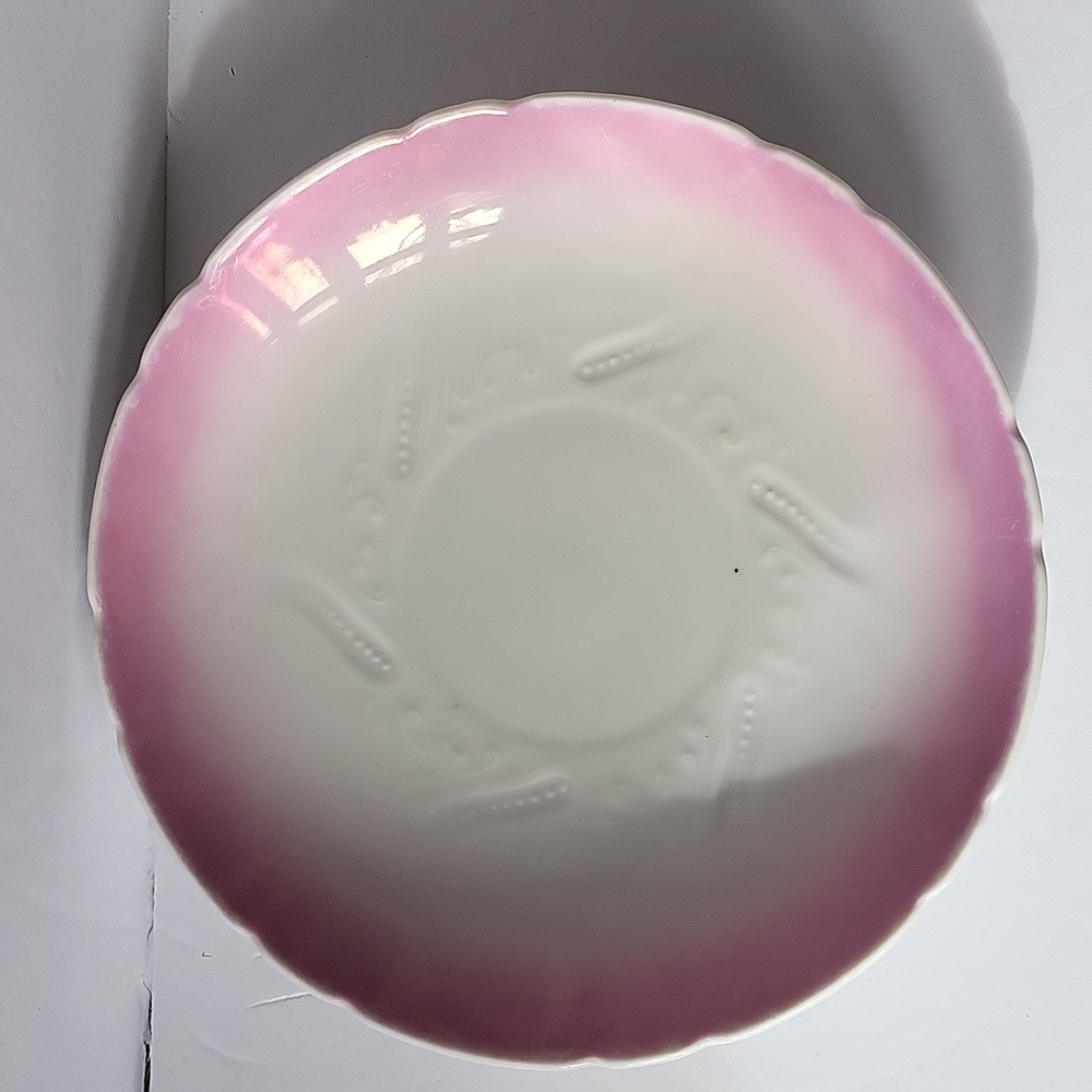 Antique Pink Porcelain Luster Ware Bowl Eleanor Made In Germany